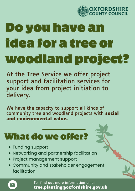 OCC tree and woodland planting initiative poster