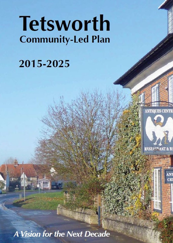 Picture of the front cover of the Tetsworth Community-Led Plan